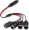 11.81 Inch Car Cigarette Lighter Splitter with 20A Fuse,1 to 4 Car Charger Splitter,Universal Power Adapter 12V Cigarette Lighter Socket for Car,T...