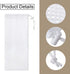 6 Pieces Food Finch Sock Feeder, Thistle Seed Sacks in White, Bird Feeder Socks, Instant Seed Sack Feeder for Wildlife Goldfinch Feeding (White)...
