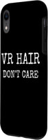 iPhone XR VR Hair Don't Care Funny Virtual Reality Player Design Gift Case...