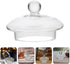 Kichvoe Glass Teapot Lid Replacement, Clear Teapot Accessory Glass Tea Kettle Cover For Home Kitchen Teapots, 2.55x2.55x1.77in, For 400ml Glass Te...