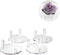 Clear Acrylic Rocks Display Stand, 1.9Inch Three-Peg Round Acrylic Display Easels Holders for Gemstone Agate Slices Crystals Painted Rocks Mineral...