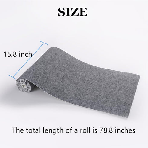 Cat Scratching Mat 78.7"x15.8" Trimmable Self-Adhesive Carpet Mat Replacement for Cat Tree Shelf Shelves, Cat Wall Furniture Steps, Cat Scratching...