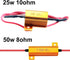 SOCAL-LED LIGHTING 2pcs LED Load Resistors 10 ohm LED Bulbs Turn Signal Error/Blinker/Hyper Flashing (25W)...