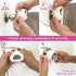 Enjoy Cover - Silicone Door knob Grips Maximum Grip Nonslip Arthritis & Senior Living Aids Grippy Easy Open Fits All Door Knob Universal Size Deco...