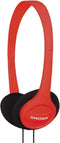 Koss KPH7R Portable On-Ear Headphone with Adjustable Headband - Red...