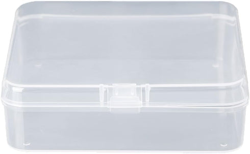 Square clear Jewelry Storage Boxes Beads Crafts Case Containers Reusable Plastic Comfortable and Environmentally Professional Design Craft and Sew...