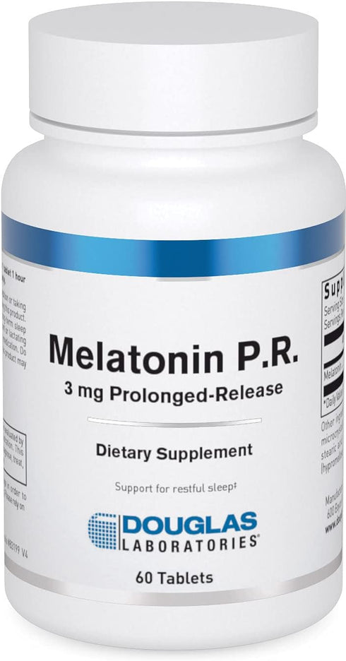 Douglas Laboratories Melatonin Prolonged Release - 3 mg Melatonin - Sleep Support Supplement - for Hormone Balance, Relaxation, Antioxidants & Imm...