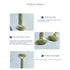 ""GLOW LUX Jade Roller & Gua Sha Facial Tool Set: Boost Radiance and Relaxation with Gentle Massage - Reduce Puffiness, Improve Circulation, and E...