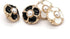 20pcs 11mm(0.433inch) Little Flower Black Gold Metal Women Coat Buttons for Clothes Shirt Blouse Handmade Decorative Sewing Buttons Wholesale (Gol...