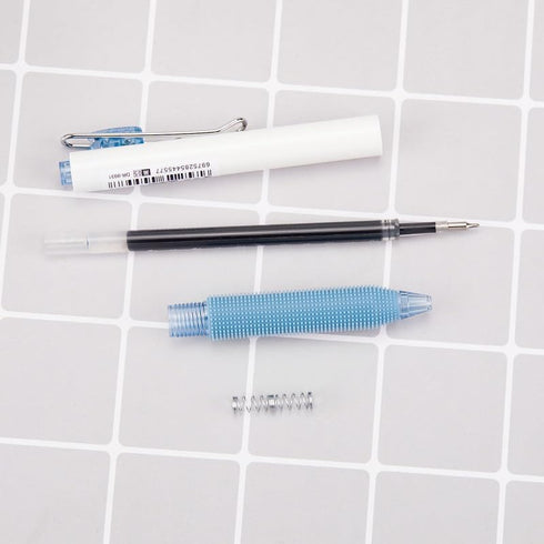 Gel Pens, Retractable Pens, 12 PCS 0.5mm Black Ink Pens Fine Point Smooth Writing Pens, Ball Point Pens for Journaling, Ink Not Skip, Cute Aesthet...