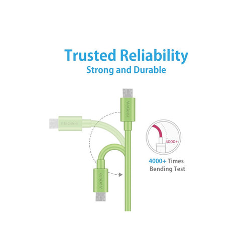 MaGeek® 3.3ft / 1.0m Premium Micro USB Cable High Speed USB 2.0 A Male to Micro B Sync and Charge Cable for Samsung, HTC, Sony, Motorola, LG, Goog...