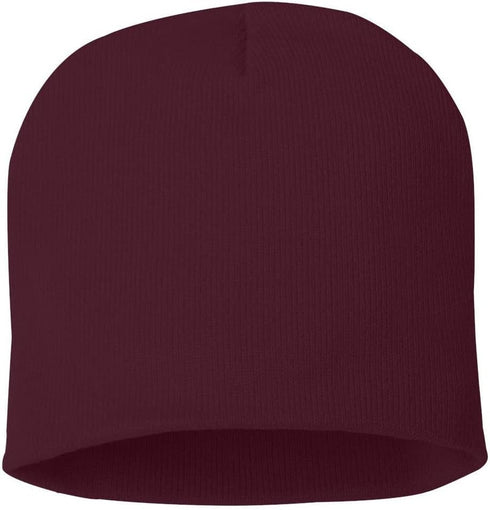 Sportsman 8" Knit Beanie One Size Maroon...
