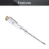 Fielect 3pcs Tester Screwdriver, Voltage Tester Light Circuit Tester Electric Test Pen Screwdriver AC100-500V Clear...