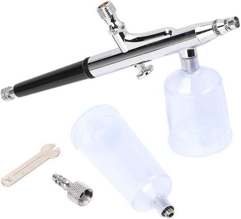 Acrylic Paint Artist Set, Action Airbrush DoubleAction Pneumatic Spray Gun for Art Supplies for Painting...