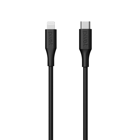Motive Black USB-C to Compatible Lightning Charging Cable......