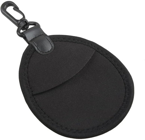 2 Pack Lens Filter Pouch Mini Storage Bag Sleeve Protective Case with Keychain Hook 2 Pockets For Camera CPL MC UV ND 25mm-72mm 43mm 46mm 49mm 52m...
