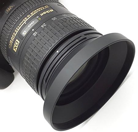 SIOTI 72mm Lens Hood, Matte Treatment Inside, Aluminum Material, Compatible with All Camera Lens S/C/N/F/O/P etc.(72mm)...