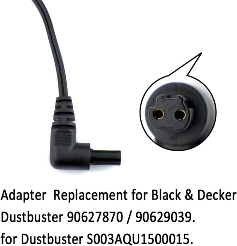 15V Adapter Charger Power Supply for Black and Decker Dustbuster Handheld Vacuum Cleaner HHVI315JO42 HFVB315J22 HHVI320JR02 HFVB320J27, Replace Ch...