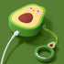 Coralogo Compatible with Airpods 1/2 Cute Case,Cartoon Character Silicone Fruit Airpod Designer Skin Kawaii Funny Fun Cool Keychain Design Cover K...