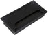 Aluminum Alloy Rectangle Wire Cable Grommet Hole Cover Cable Organizer for Office Desk Computer Desk Table (160 x 80mm; Black)...