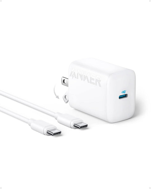 Anker 30W USB-C Charger, Anker 312 Charger with Compact and Foldable Design, High-Speed Fast Charging for iPhone 14/13/12 Series, Samsung S23, Mac...