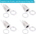 Fancasee (4 Pack) 5.5mm x 2.5mm Female DC Power Jack Socket Panel Mount 2 Pin Solder Type Metal Power Supply Jack Connector Adapter Socket...