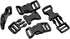 JGFinds Paracord Bracelet Clasps - 48 Pack, Upto 15mm Strap Medium, Black Plastic Paracord Bracelet Clips and Buckles, 29mm (1 3/4") x 16mm (7/8")...
