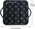 16-Holes Takoyaki Maker Pan Plate for Stovetop, Nonstick Coating Aluminum, 7.7 x 7.7 inches...