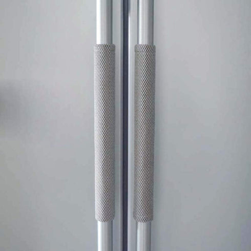 FLYPARTY 2X Refrigerator Door Handle Covers Protective Electrical Kitchen Appliances Gloves Fridge Microwave Dishwasher Door Cloth Protector - Catches Drips,Smudges,Fingerprints Dust Covers (Gray)