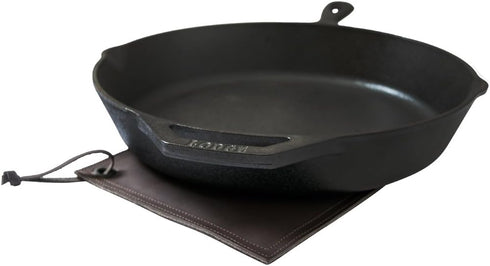 Rustic Leather Hot Pot Pad (Potholder), Double Layered, Double Stitched and Handmade by Hide & Drink (Espresso)...