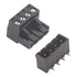 Tcenofoxy 5.08mm Phoenix Connector 4 Pin Black Phoenix Type PCB Screw Terminal Block Connector (4Sets 5.08M-BK-4P)...