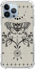 Magical Moth Plant Case Compatible with iPhone 12 Pro Max, Witchy Moon Stars Mystic Eyes Case for iPhone 12 Pro Max for Teen Men Women, Trendy Coo...