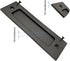 7" Matte Black Sliding Barn Door Handle - Flush Pull Handle with Flat Bottom Is Easy to Install and Heavy Recessed Door Handle for Pocket Door,Clo...