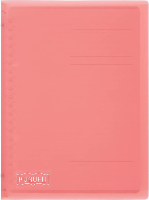 Maruman F091-08 Loose Leaf Binder, A5, Culfit 20 Holes, Pink...