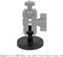66mm(2.6") Diameter Round Magnetic Mount Base with 1" Ball,Compatible with RAM Mounts B Size Double Socket Arm and Other 1inch Ball Bike Motorcycl...