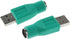 USB to PS2 Adapter 2PCS Green PS/2 Female to USB Male Converter Adapter for Mouse and Keyboard, Green...