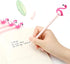 12Pcs/Bulk Cute Pens Aesthetic Kawaii Pink Flamingo Gel Ink Pen, Novelty Animal Cool Rollerball Fancy Writing Stationery School Office Supply for ...