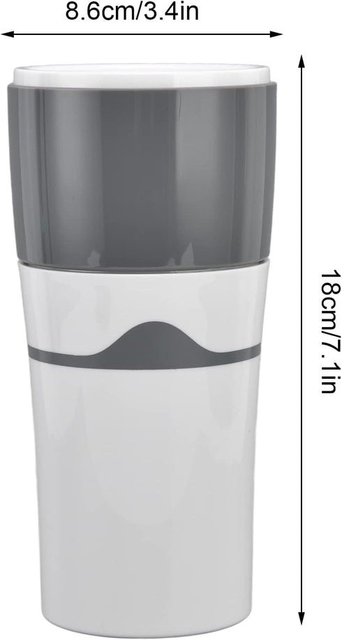 Portable Coffee Maker,K Cup Coffee Machine, Single Serve Drip Coffee Maker,360 Degree Side Leakage Prevention, Manual Drip Coffee Maker for Travel...