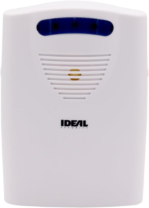 Ideal Security SK664 Wireless Chime 6 Different Sounds, LED Alert, Battery Powered, Works with All SK6 Sensors, White...