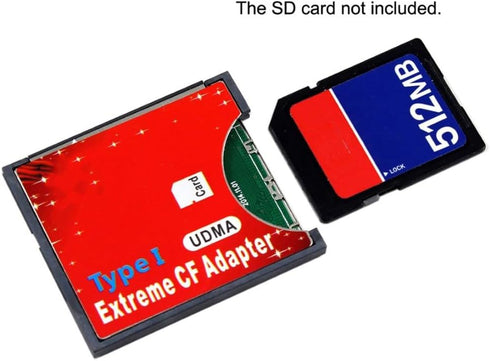 chenyang SD SDHC SDXC to CF Compact Flash Memory Card Adapter Reader Type I 16/32/64/128GB CF to SD Card Converter...