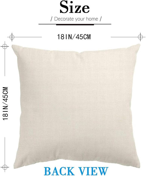 Simple Quote Black Pillow Covers 18x18 Inch Set of 4 Live Simply, Work Hard, Give Love, Dream Big Cotton Linen Cushion Cover for Home Sofa Chair D...