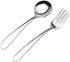 A Set of Silver Stainless Steel Dinner Forks and Spoons for Children Dinner Home Kintchen Restaurant Parties Tool Accessories...