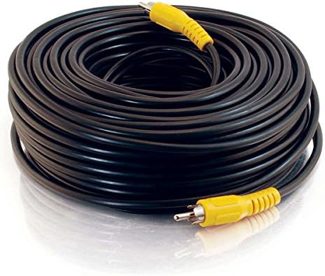 C2G 40456 Value Series Composite Video Cable, Black (50 Feet, 15.24 Meters)...