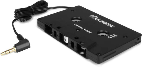 Aluratek Premium Audio Cassette Receiver, Premium Car Audio, Universal 3.5mm Audio Jack or AUX-in Port, Supports Phones/Tablets/Stereo/Headphones/...