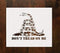 Large US Military Flag Stencil for Painting on Wood, Fabric, Walls, Airbrush + More | Reusable10-14 inch Mylar Template (Don't Tread On Me)...