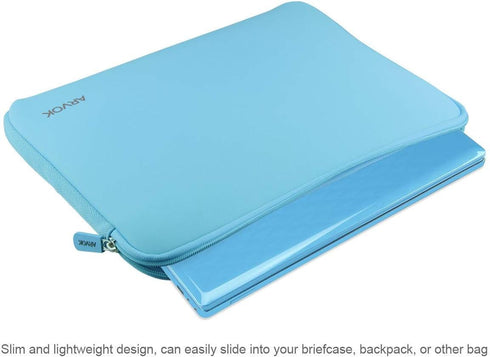 Arvok 11 11.6 12 Inch Laptop Sleeve Case for MacBook Air 12, Water-Resistant Neoprene Notebook Computer Tablet Sleeve, Carrying Bag Cover for Chro...