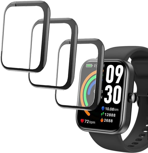 3D Screen Protector Compatible with TOZO S3 1.83” Smart Watch (Answer/Make Calls)...
