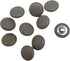 HongRun10PC Leather Covered Buttons with Shank Sew On for Leather Clother Dress Coat Jeans Sofa Decoration Carfts, 7/16 Inch, Gray...