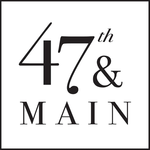 47th & Main Modern Iron Pillar Candle Holder Pedestal Candleholder, Large, Black...