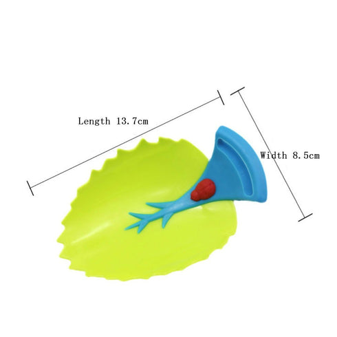 AKOAK 2 Pcs/Pack Safe Baby Faucet Extenders Natural Leaves Design Faucet Handle Extensions Sink Handle Extenders for Babies,Toddlers,Kids and Chil...